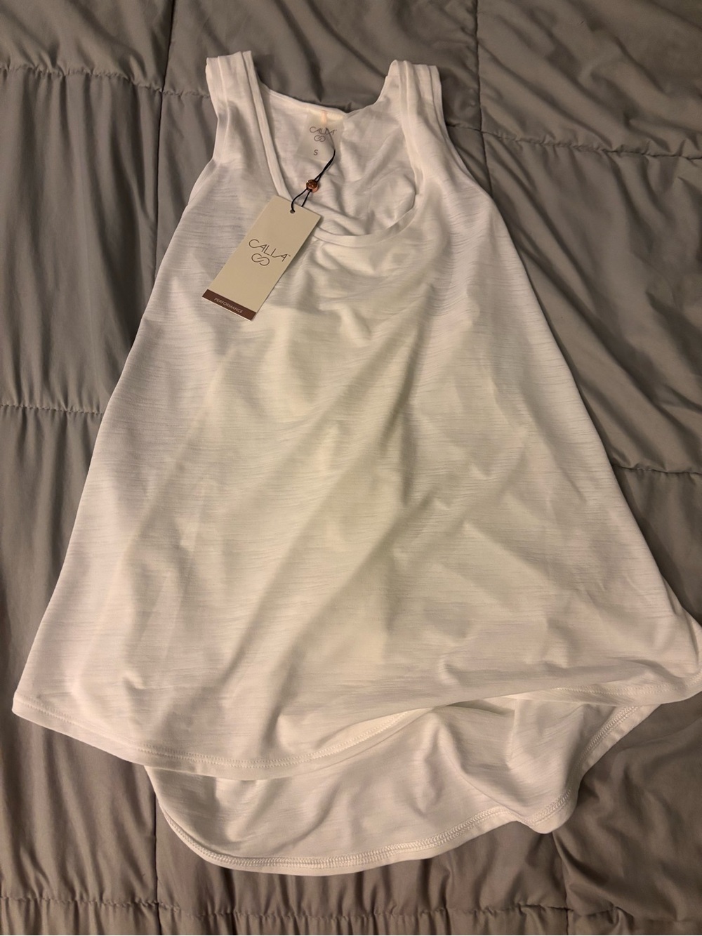 Calia by Carrie Underwood White Performance Tank Top